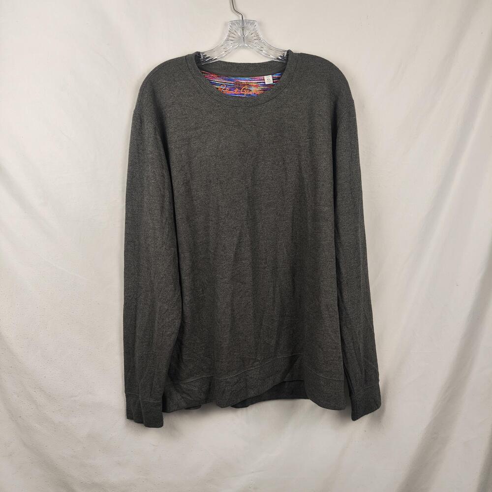 Robert Graham Sweater Mens XL Gray Crewneck Skull Golf Pullover Classic Fit